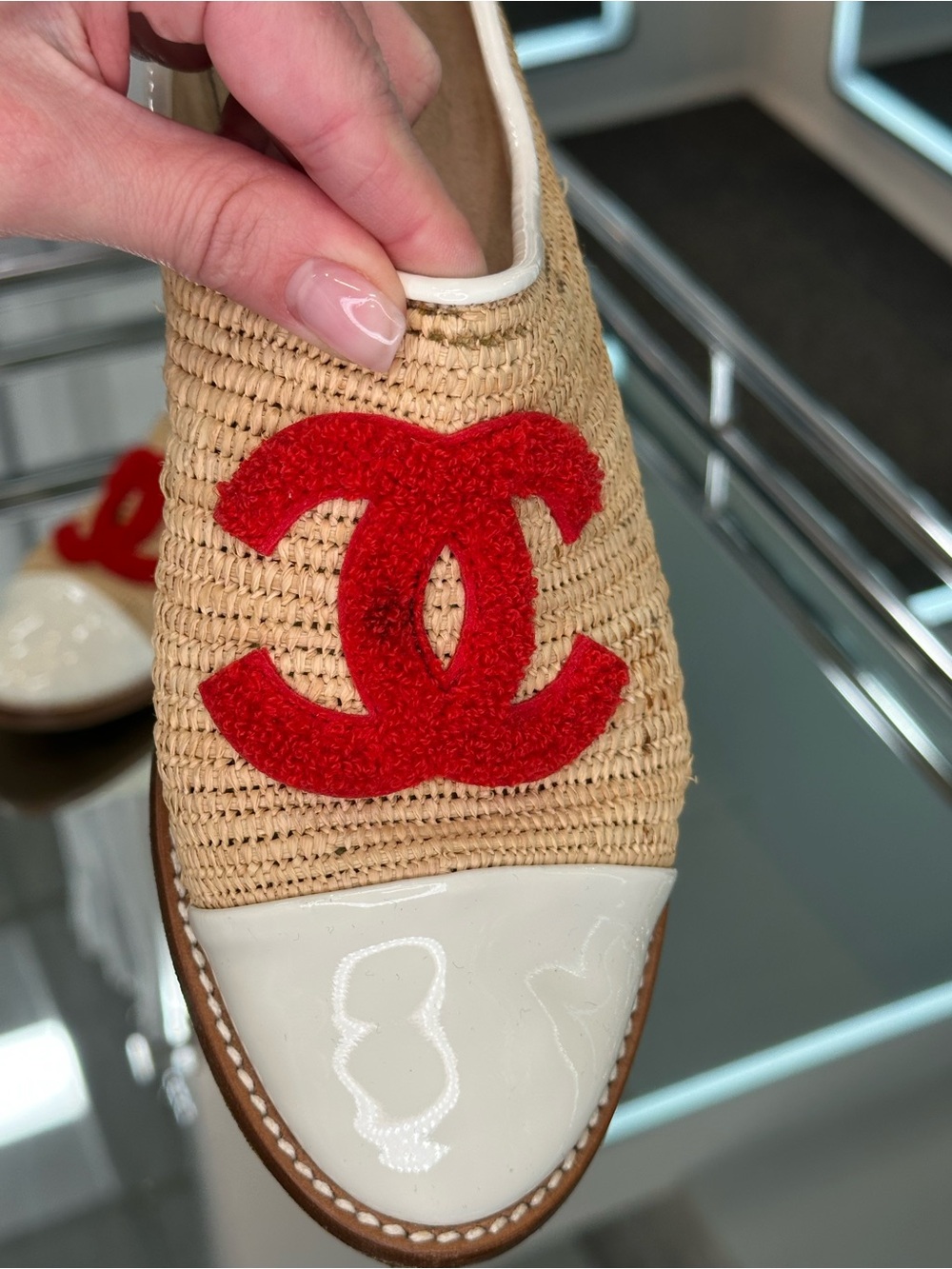 Chanel raffia Mule - Picture 8 of 11